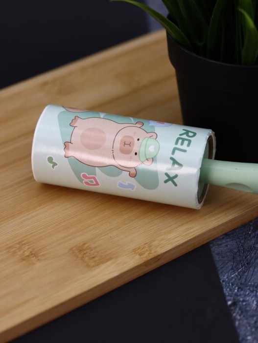 Ролик для чистки одежды &quot;Capybara relaxing&quot;, 10 см*60 листов 