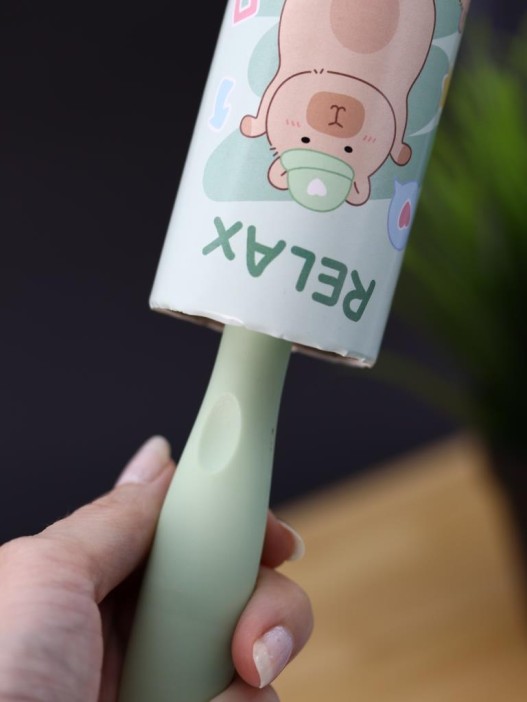 Ролик для чистки одежды &quot;Capybara relaxing&quot;, 10 см*60 листов 