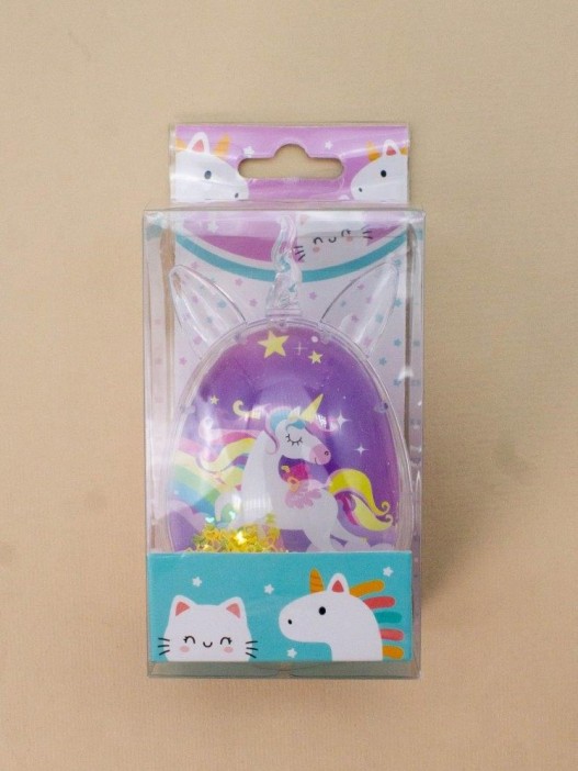 Расческа «Unicorn rainbow», purple 