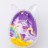 Расческа «Unicorn rainbow», purple