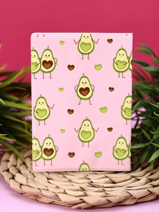 ОБЛОЖКА ДЛЯ ПАСПОРТА Avocado in love, плотность 560 мкм 