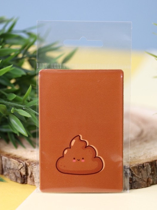 Держатель для карт «Cute poop» (6,5 х 9,5 см) 