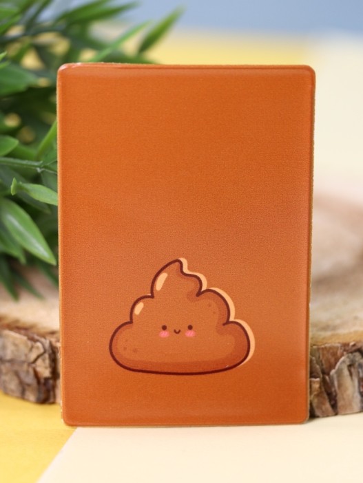 Держатель для карт «Cute poop» (6,5 х 9,5 см) 