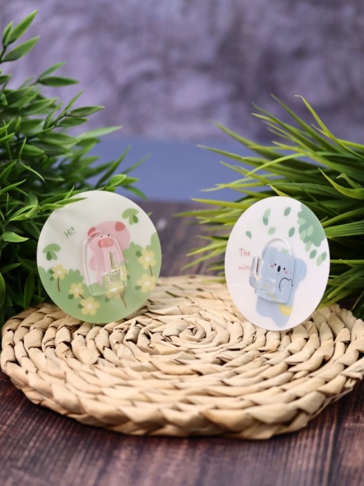 Крючок на липучке «Circle» 2шт, mix color 