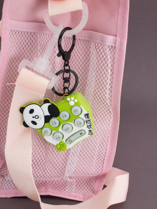 Брелок - игра "Пухлый зоопарк", зеленый 