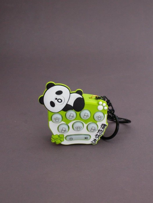 Брелок - игра "Пухлый зоопарк", зеленый 