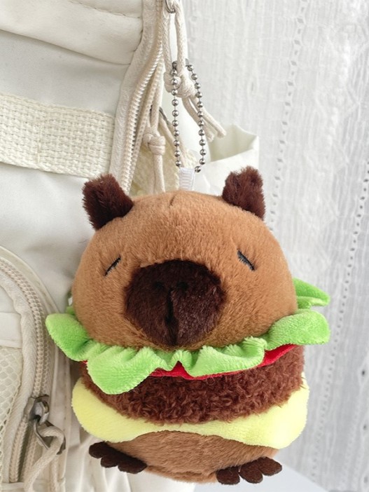 Плюшевый брелок &quot;Capybara burger&quot; 