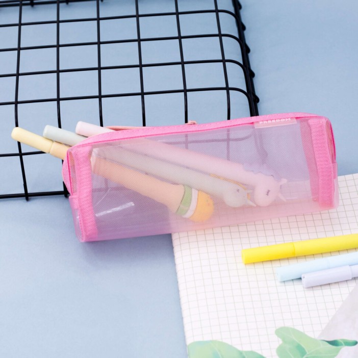 Пенал "Transparent", pink 