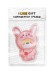 Карманная грелка многоразовая iLikeGift "Костюм зайки"