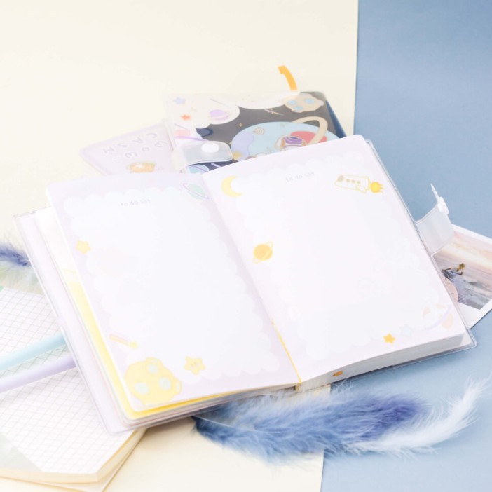 Блокнот &quot;Space hare&quot; balls, purp 