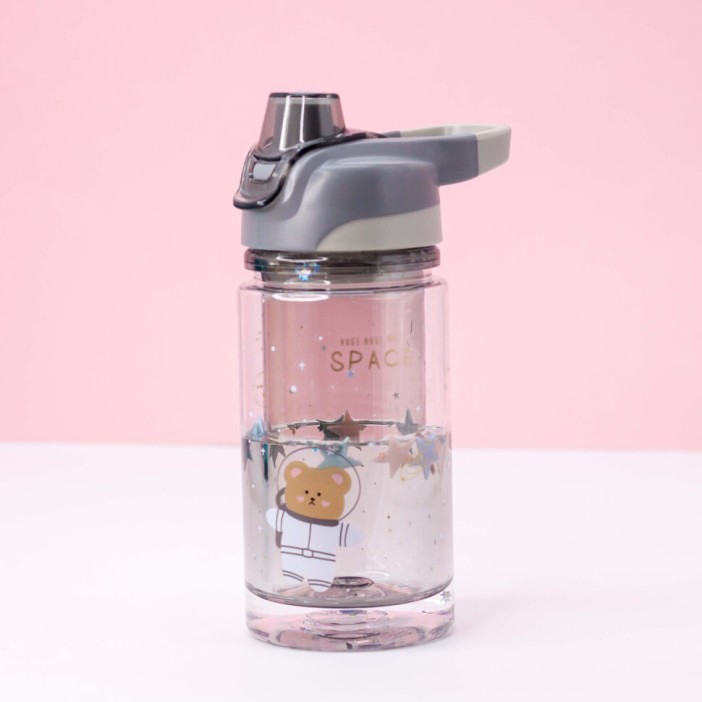 Спортивная бутылка "Starry little animals", black (280ml) 