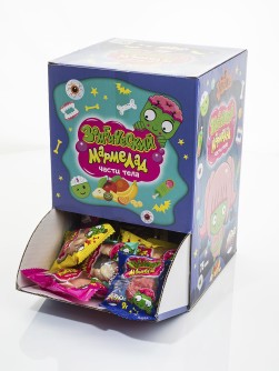 Жевательный мармелад «Зомбический мармелад "ЧАСТИ ТЕЛА", 75 шт.