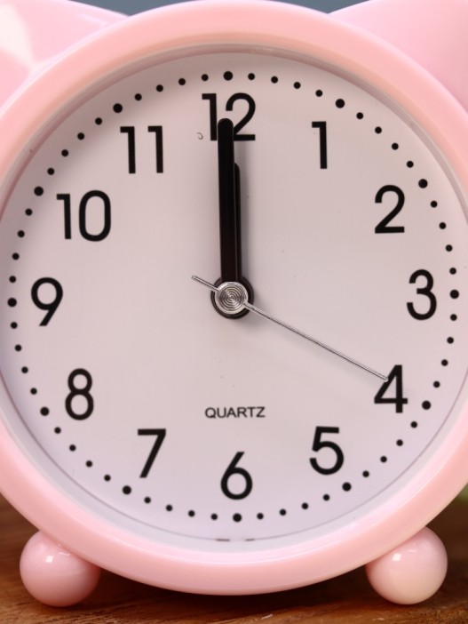 Часы-будильник &quot;Cat ears&quot;, pink (11х10,5 см) 