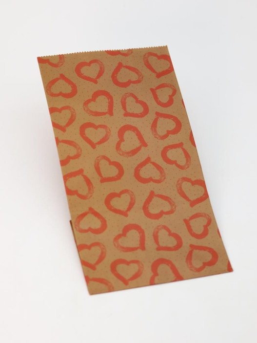 Набор подарочных пакетов+наклейки (6 шт.) &quot;Many hearts&quot;, 24*13*8 