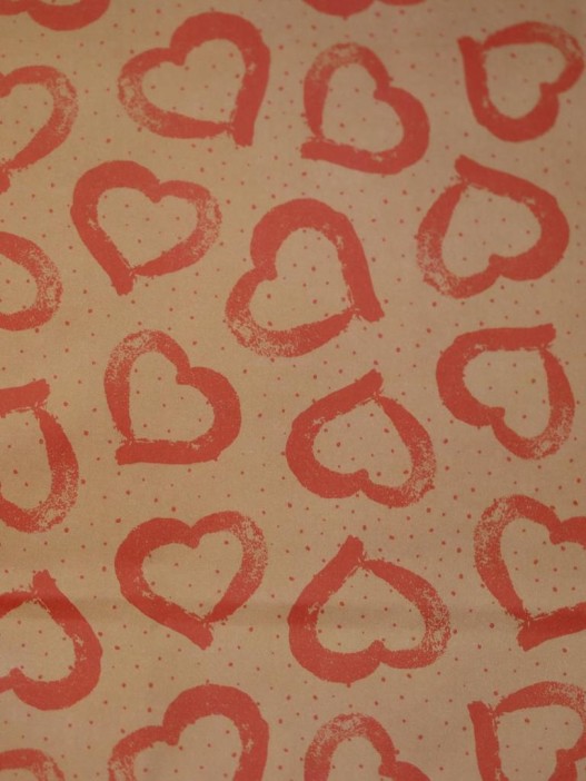 Набор подарочных пакетов+наклейки (6 шт.) &quot;Many hearts&quot;, 24*13*8 