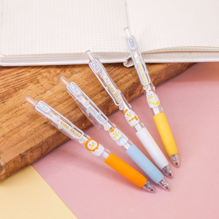 Набор ручек "I love duck", 4 шт, mix 