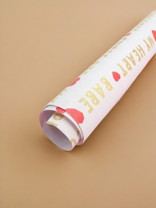 Упаковочная бумага «AmourWrap» 1 рулон, 50*70 см 