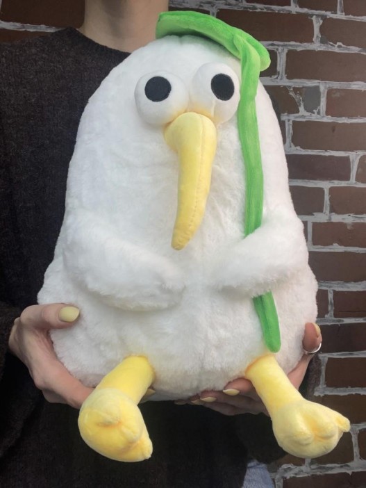 Мягкая игрушка &quot;Kiwi bird&quot;, white, 31 см 