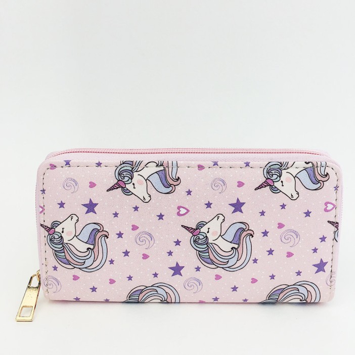 Кошелёк &quot;Unicorn and stars&quot; pink 