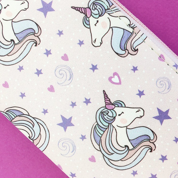 Кошелёк "Unicorn and stars" pink 