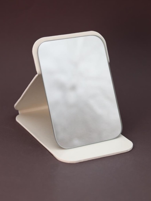 Зеркало настольное "Elegance", white (11*16 см) 