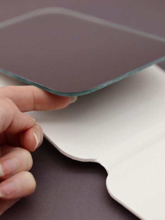 Зеркало настольное "Elegance", white (11*16 см) 