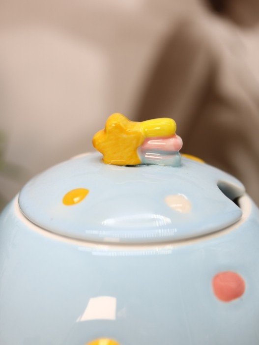 Кружка «Cat fireworks», blue (430 ml) 