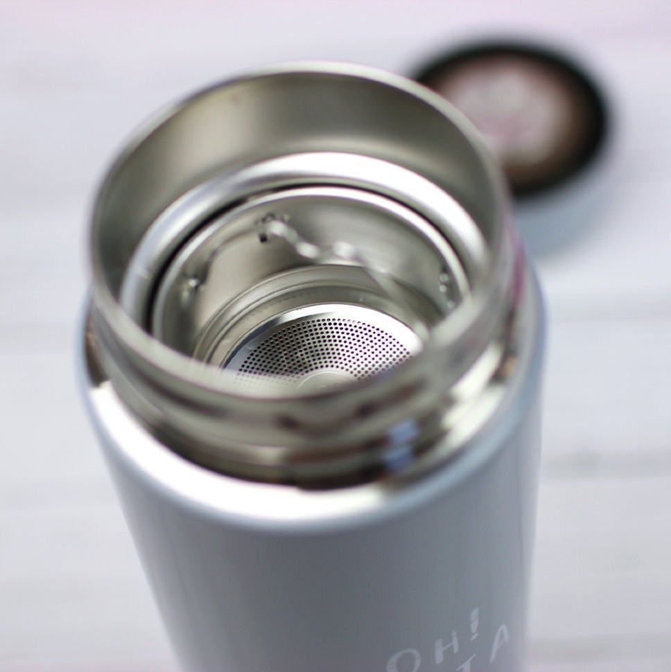 M-2758W Термос "What a big fruits", grey (400ml)