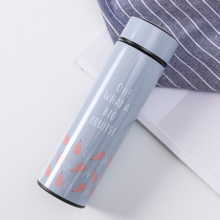 Термос "What a big fruits", grey (400ml) 