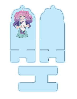 Подставка под телефон/планшет «I&#039;m unique unicorn girl» 