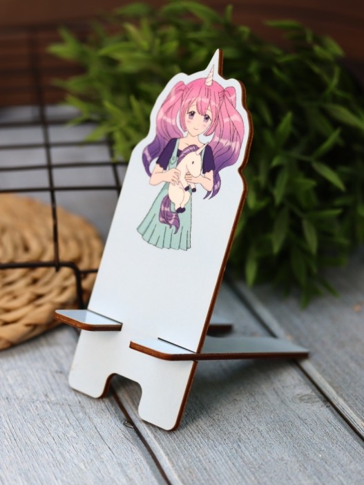 Подставка под телефон/планшет «I&#039;m unique unicorn girl» 