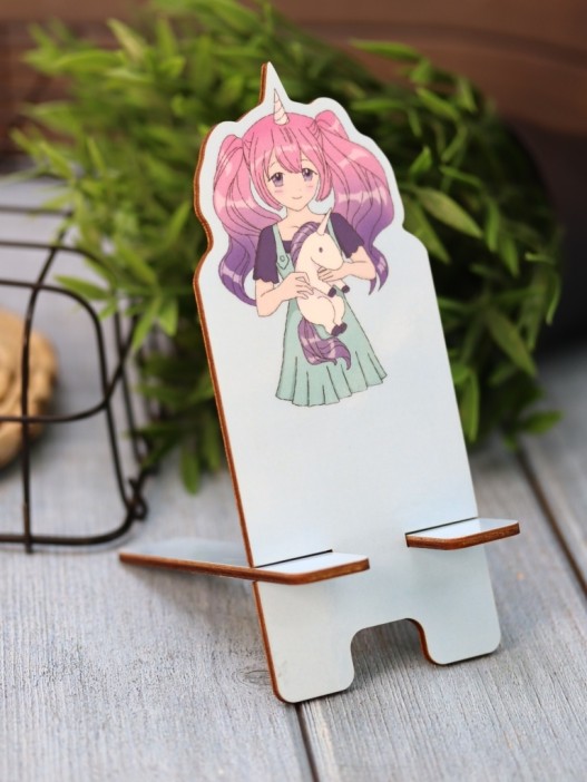 Подставка под телефон/планшет «I&#039;m unique unicorn girl» 