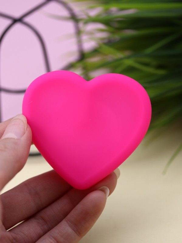 Попсокет "Soft heart", fuchsia