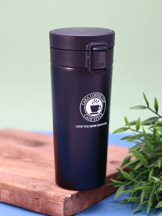 Термокружка «Love you more day by day», matte black (500 мл) 