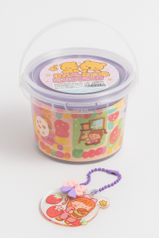 Набор для создания брелоков DIY, 6 шт. "Capybara life", mix (9.5*9.5*7.5 см)