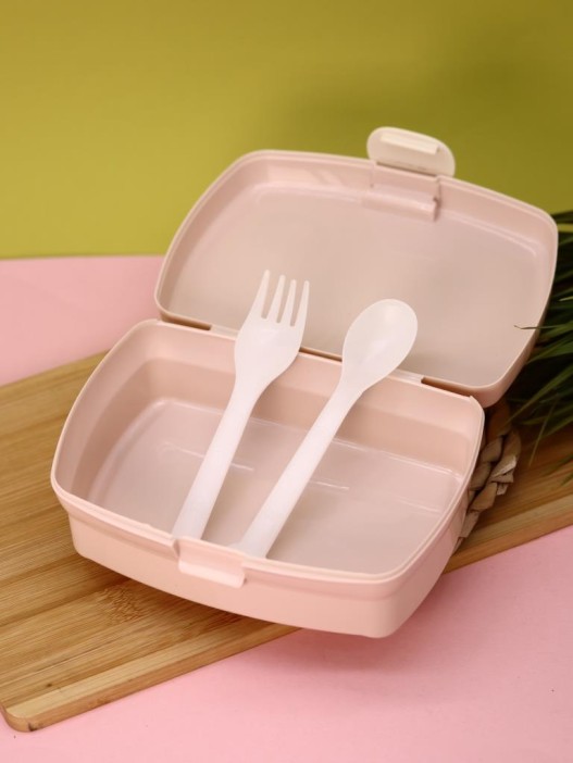 Ланчбокс &quot;Bear-bunny&quot;, pink, 700 мл 