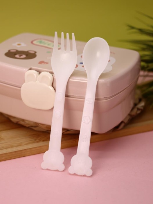 Ланчбокс &quot;Bear-bunny&quot;, pink, 700 мл 