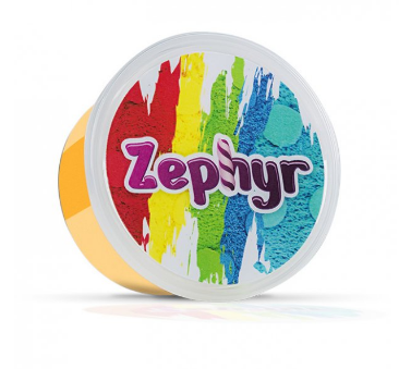 Кинетический пластилин &quot;Zephyr&quot;-оранжевый 150г 