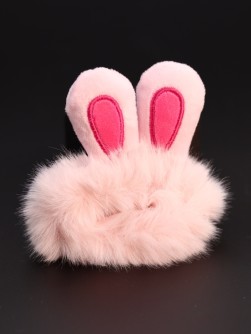 Резинка для волос "Fluffy team", pink (8 см)