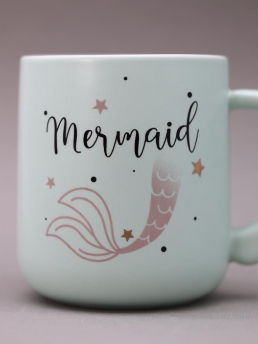 Кружка &quot;The mermaid&#039;s tail&quot;, light blue 