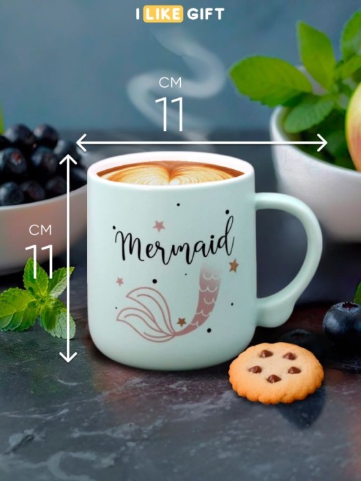 Кружка &quot;The mermaid&#039;s tail&quot;, light blue 