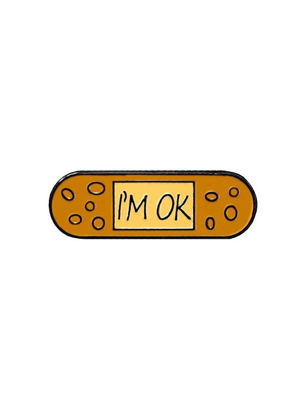 Значок металлический iLikeGift "Я в порядке"