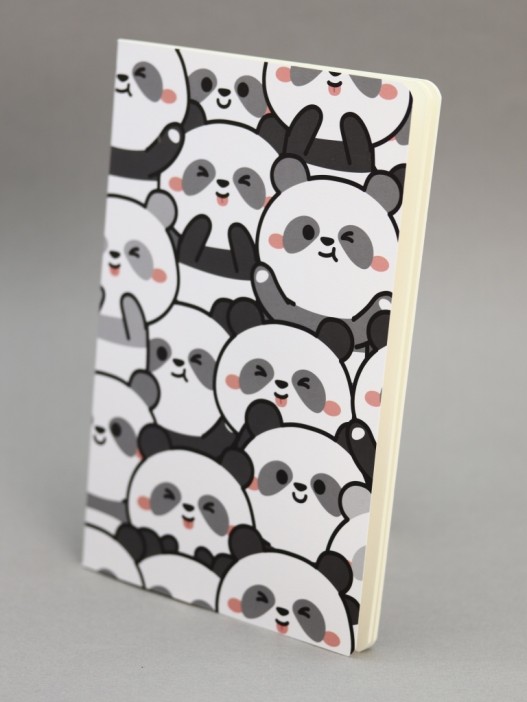 Блокнот (А5) "Many panda", white (14.5*21) 