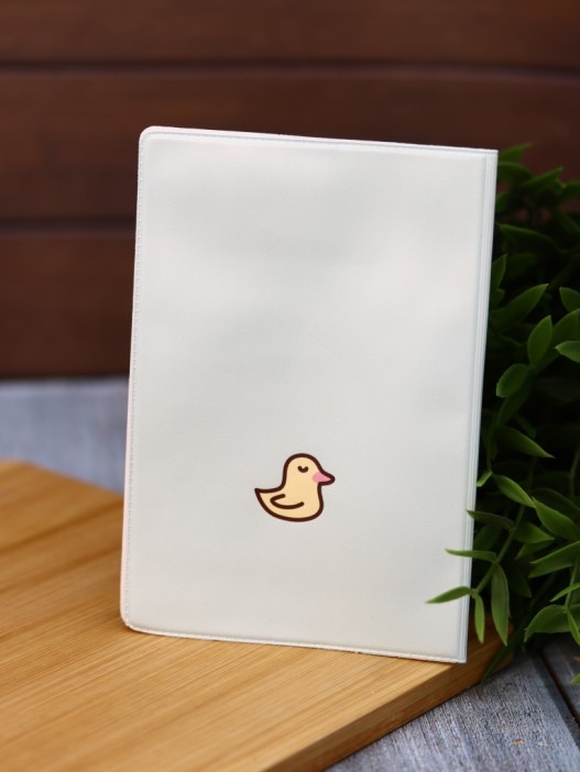 Обложка для паспорта «Capybara and duck», плотность 280 мкм 
