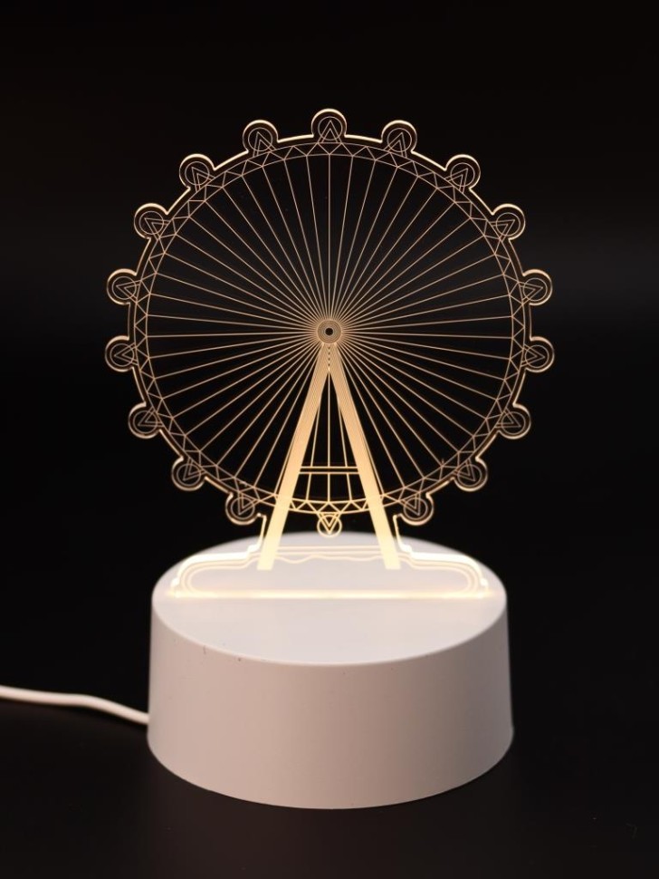 Ночник iLikeGift "Колесо обозрения" светодиодный, USB (9х18 см)