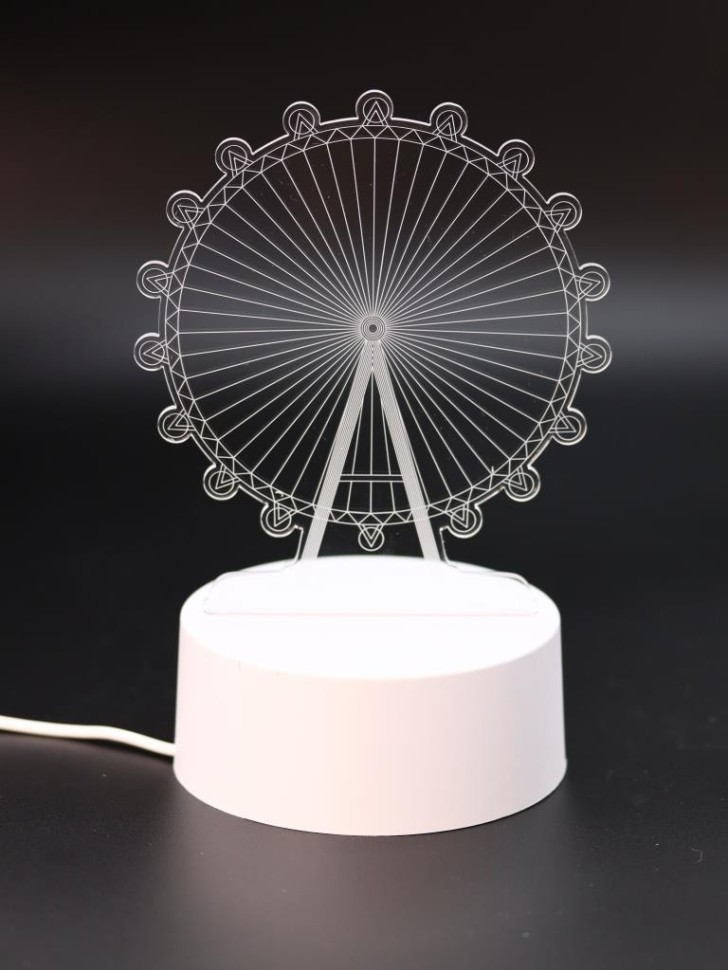 Ночник iLikeGift "Колесо обозрения" светодиодный, USB (9х18 см)