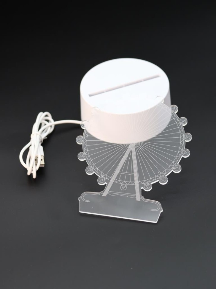 Ночник iLikeGift "Колесо обозрения" светодиодный, USB (9х18 см)