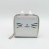 Кошелёк "Cat", silver 