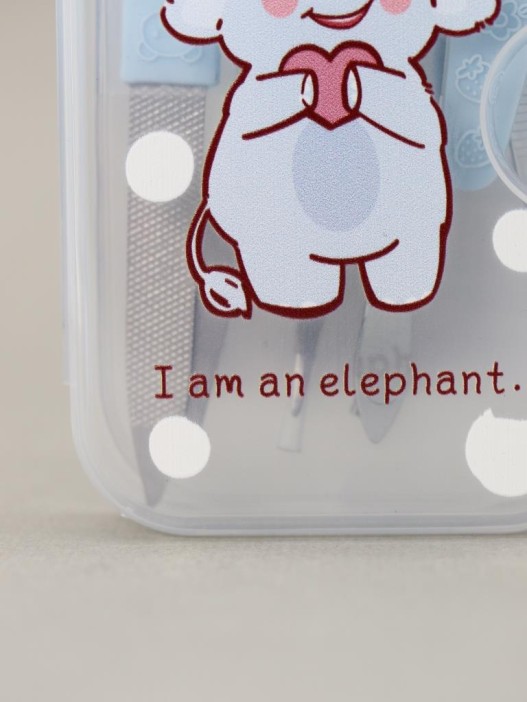 Маникюрный набор &quot;I am an elephant&quot;, blue 