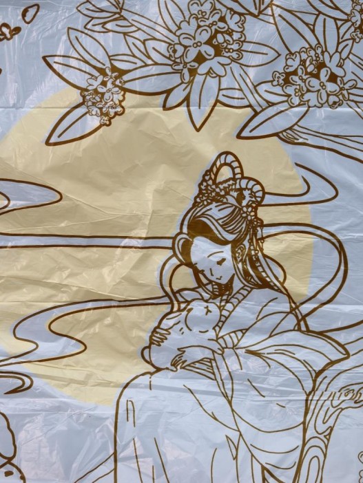 Набор декоративных пакетов на завязках &quot;Laurel Rabbit&quot;, 4 рулона, 60 шт/рулон (45*40 см) 